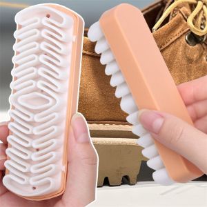 แปรงหนังกลับ2ชิ้นรองเท้าทำความสะอาดใช้ในบ้านรถยนต์หนังกลับแปรงทำความสะอาดภายในรถหนังนูบัคทำความสะอาดที่ทำความสะอาดแปรงขัดให้สดชื่น