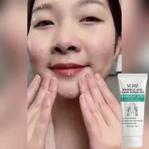 Gel Rửa Mặt Axit Mandelic 50g Làm Sạch Sâu Lỗ Chân Lông Tinh Chất Lô Hội & Hoa Hồng Tẩy Tế Bào Chết Cho Mọi Loại Da Kem Trị Mụn