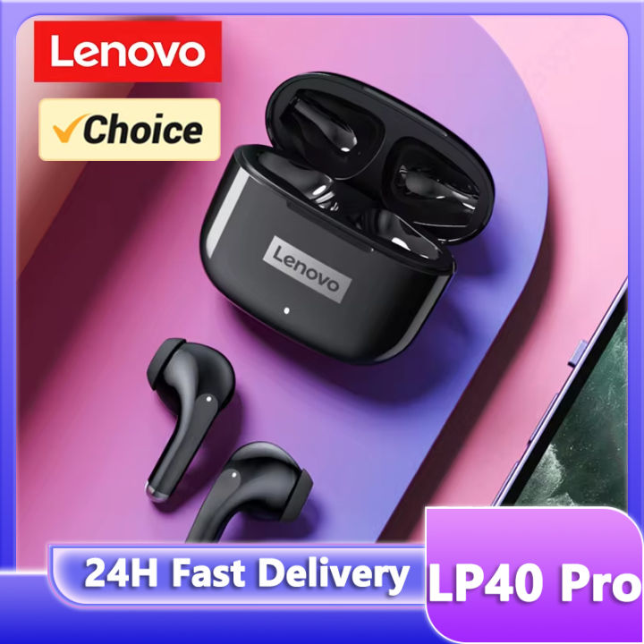 Choice Lenovo LP40 Pro Bluetooth Earphones TWS Touch Control Noise