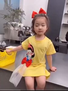 KAOS DRESS ANAK PRINCESS ELSA FROZEN ARIEL MERMAID SNOW WHITE ( SIZE 100 - 140 )