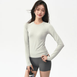 JUZHONGDEYAOJING | Áo Yoga Nữ Tay Dài Khô Nhanh