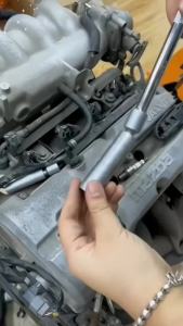 Spark Plug Socket Key Magnetic Tool Wrench Swivel Long Extension Install Replace Repair Kit Torque Remove Gap 14mm 16mm Auto Car