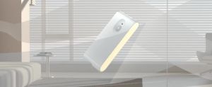 WILLED Motion Sensor Night Light Warm White Indoor Rechargeable Stair Light Indoor for Hallway Stairway Bathroom Bedroom Kitchen