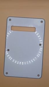 Cover Belakang Cavity Back Plate Tremolo Gitar TBP200 3 Ply White