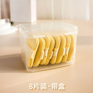 Butter Biscuit พัฟแต่งหน้านุ่มพิเศษ Hydrophilic Non-Latex สองด้านสําหรับกล่องเก็บเครื่องมือความงามระดับมืออาชีพ