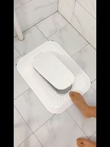 Squatting Pan Cover Toilet Squat Cover Toilet Squat Pan Fully Enclosed Squat Toilet Bowl Cover