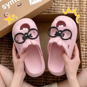 TAIZINA | Thick Sole Breathable Hole Design Slipper For Women Non-Slip Indoor & Outdoor Use