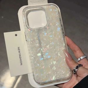 Luxury Shell Pattern Laser Phone Case for IPhone 17 Air 16 15 14 13 12 11 Pro Max Plus 17Air 17Pro 16Pro Shockproof Bumper Cover