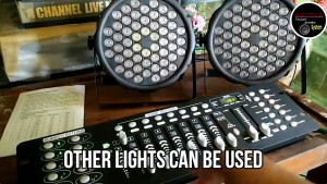 Pengontrol DMX512 mixer lampu meja peredupan  192 saluran kontrol pencahayaan gratis