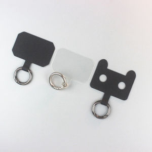 Creative New Mobile Phone Case Metal Lanyard Fixed Card Female Special Short No Lanyard Hole Durable Loss Proof Design