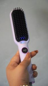 Dreepor Hair Straightener Comb Portable Electric Hair Straightening 5 Temperature Adjustment