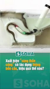 Súng thông tắc bồn cầu thông tắc chậu rửa bát chậu rửa mặt lỗ thoát sàn có tặng kèm bơm hơi
