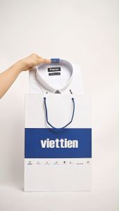 Áo sơ mi trắng Việt Tiến tay ngắn