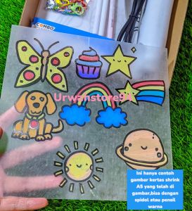 (WAJIB BACA DESKRIPSI) Shrink Paper Starter Kit Pemula Paket Lengkap
