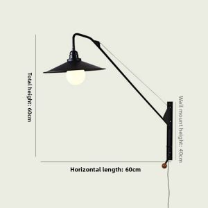 DILUNBIYA | Designer Swing Arm Industrial Style Wall Light