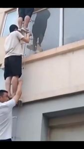 [TẶNG KÈM NGÀM SINH TỒN] Thang dây 10m 15m 20m 30m thoát hiểm bậc nhôm cao cấp chống trơn cáp thép dày không gỉ chống cháy tiện dụng