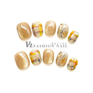 Nhựa Móng Tay Thủ Công Trong Suốt Họa Tiết Kẻ Sọc Mắt Mèo Lấp Lánh Kim Cương Mềm Mại Làm Trắng Móng Tay Dán Nhãn Hiệu Others