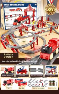 KAKABEIER | Educational Train Track Set Building Blocks