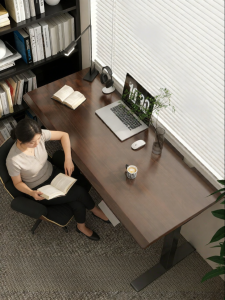 BEIQIVI | Original Wood Adjustable Height Desk