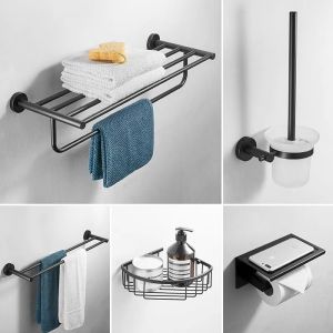 Stainless Steel Bathroom Organizer Rack Set