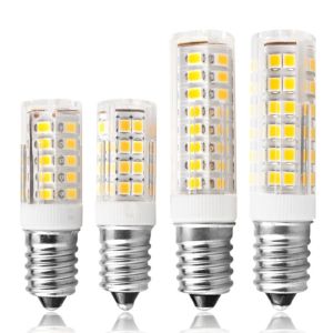 E14 LED Bulb Lamp Mini Corn Bulb Light 7W 9W 12W 15W AC 220V 230V 240V 2835 SMD 360 Beam Angle Replace Halogen Chandelier Lights