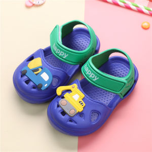 Kids Slippers Summer Boys Cute Girl Non Slip Baby Soft Bottom Baby Anti-Collision Toddler Sandals Children 1-3 Years Old 2