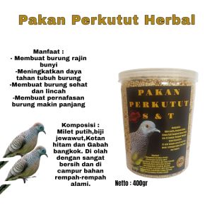 Pakan Perkutut/Pakan Kutut S&T Herbal