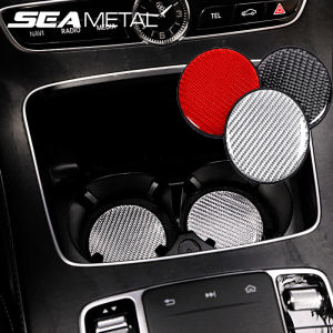 SEAMETAL New Car Water Pad Neutral Unmarked Red Carbon Fiber Pattern Car Water Cushion