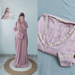mukena abaya sholat dewasa mini pouch mukena travelling L