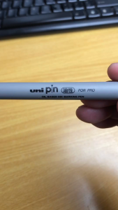 Uni Pin - BLACK Oil Based Fineliner - Ideal for Designers Architects Artists & Calligraphy