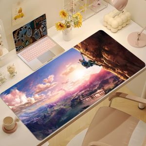 The Legend of Z-Zelda Breath the Wild Mouse Pad Non-slip Thickened Large Writing Lockedge Office Student Gaming Cushion MousePad