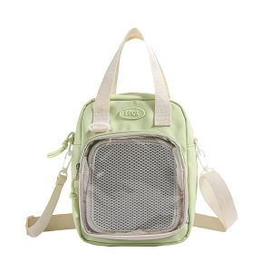 กระเป๋าสะพายข้างแฟชั่นแบบลำลองสำหรับเดินทาง น้ำหนักเบา ขนาดเล็ก กระเป๋าสะพายข้างผ้าไนลอน สีสันสดใส สำหรับวัยรุ่นและผู้ใหญ่