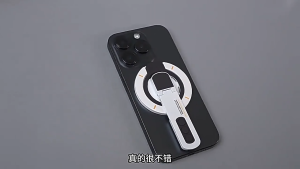 FONKEN Double-Sided Magnetic Ring Phone Holder 360° Rotate With Decompression Button Mgsafe Phone Grip Stand