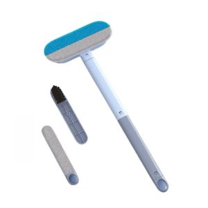 XMSJ | 1/2Pcs Long Handle Pet Hair Remover Brush Static Cat Hair Cleaner for Carpets Cat Trees Beds Ideal for Cat Furniture Cleaning