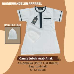Promo cod  Gamis Jubah Arab Anak | Koko Bayi Aqiqah | Qomis baby balita | Baju muslim bayi aqiqah Jubah bayi