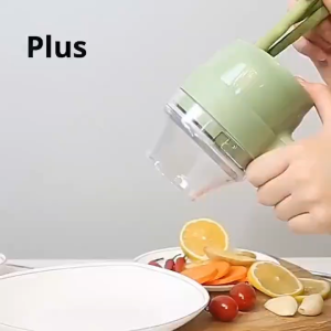 5 in 1 Electric Vegetable Cutter Set  Portable Rechargeable Wireless Food Processor & Chopper Machine