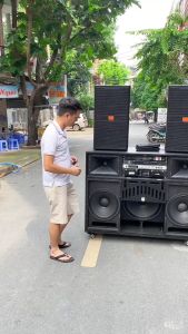 Loa kéo công xuất lớn 2000W BK688 sử dụng ngoài trời tích hợp vang đẩy mic nguồn cực kỳ chất lượng siêu hay cực đã