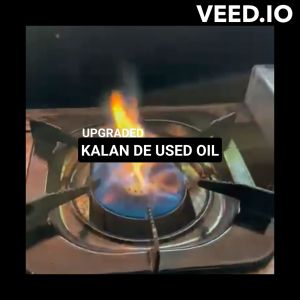 Blue Flame Kalan de Used Oil Complete Set Version V3 / Used Cooking Oil or Used Engine Oil Stove / Kalan de used oil V3