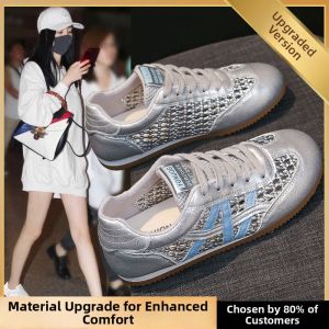 MONITING | Breathable Perforated Canvas Sneakers