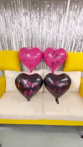 DOUBLEHAPPINESS VALENTINES HEART SHAPED BALLOON