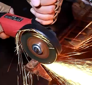 REAIM Brushless Cordless Angle Grinder Tools Grinding Portable Rechargeable Cut Off Wood Machine