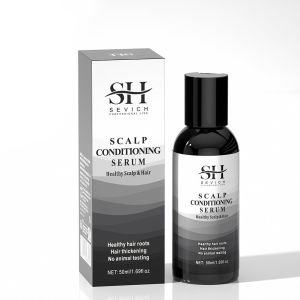 SEVICH Black Hair Serum Duo: Instant Grey Coverage & Scalp Revitalizer