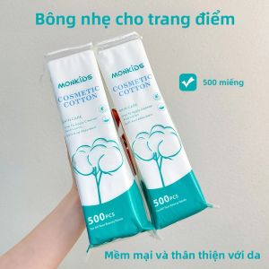1000 Miếng Bông Tẩy Trang Mềm Mại Hình Vuông Chất Liệu Sợi Polyester Dùng Để Tẩy Trang Tẩy Lớp Nền Tẩy Sơn Móng Tay Lý Tưởng Cho Các Chuyến Công Tác