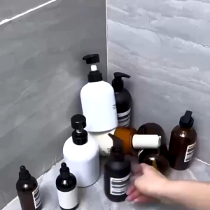 ห้องน้ําสามชั้นเล็บฟรีชั้นวางฝักบัวชั้นวางมุมชั้นวางแชมพูพลาสติกอุปกรณ์อาบน้ําชั้นเก็บอุปกรณ์ห้  การติดตั้งแบบไม่ต้