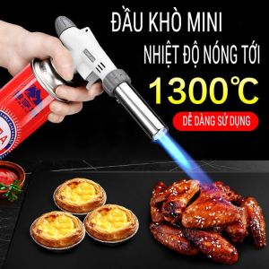 Đầu Khò Gas Chuyên Dụng Đầu Khò Ga Tự động đánh Lửa Khò Lửa Bình Gas MINI - Núm điều Chỉnh Nhiệt 1300 độ - KG1