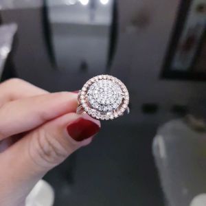 Cincin Wanita Xuping Mewah Permata Berlian XDS17