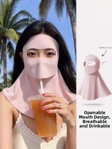 JYHOME | UV Protection Drinkable Face Mask for Women