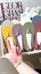 Combo 10 đôi tất lười lụa nữ GOMTAT chất liệu cotton mềm mát vớ đi giày búp bê có đệm cao su chống tuột gót - TATLUA-UYE-7002-CB10