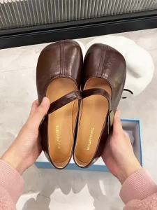 MIFEI | Dép Nữ Kiểu Mary Jane Cổ Điển Pháp Kích Cỡ Lớn