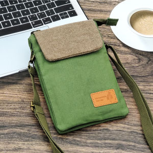 Mini Versatile Canvas Bag Small Crossbody Phone Bag Womens Bag 2025 New Style Compact Cloth Pouch Mini Backpack for Casual Wear